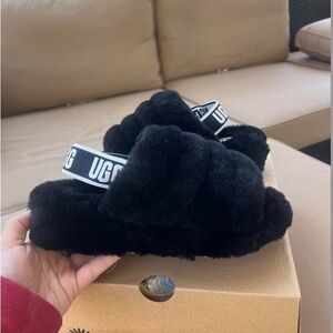 UGG FLUFF YEAH SLIDES